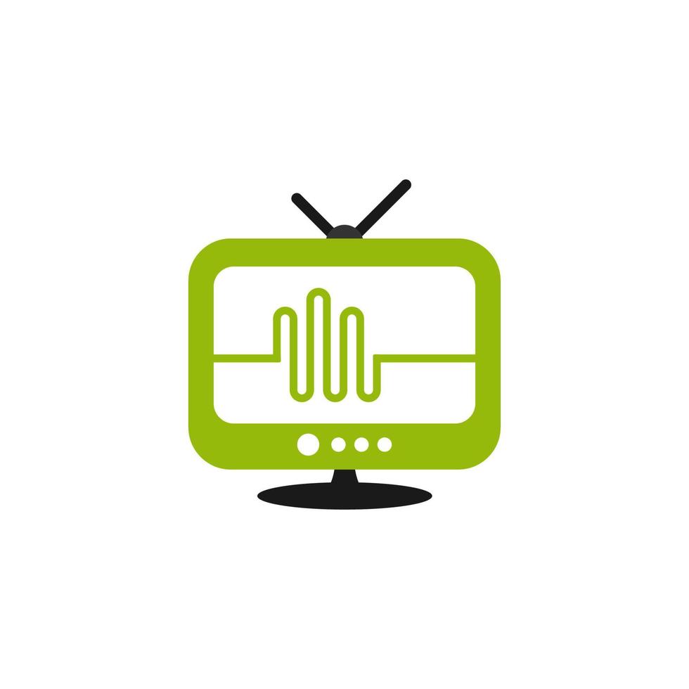 Illustration Vector Graphic of Pulse Television. Perfect to use for Technology Company