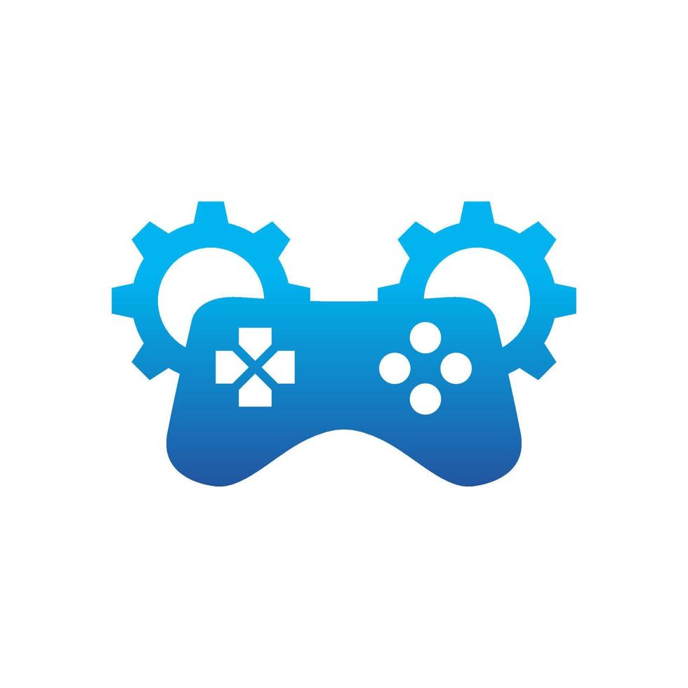 Illustration Vector Graphic of Game Joystick Setting Logo. Perfect to use for Technology Company