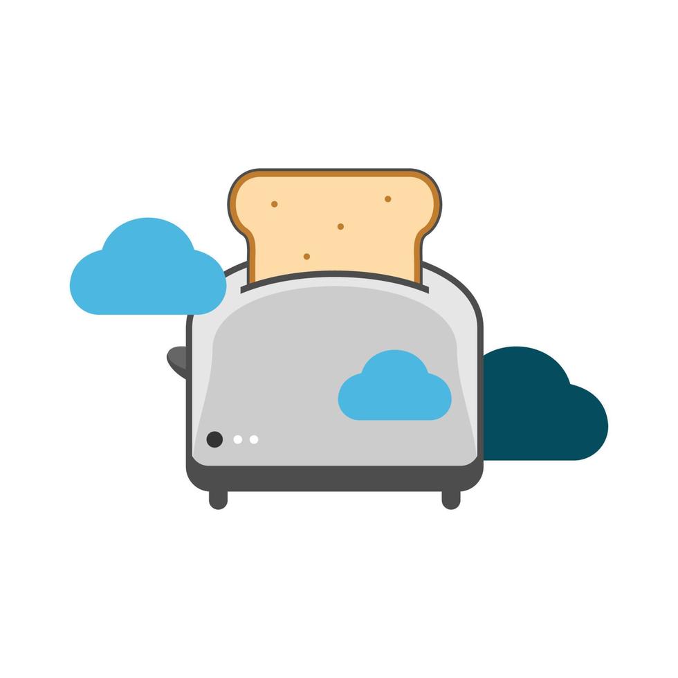 Illustration Vector Graphic of Toaster Logo. Perfect to use for Technology Company