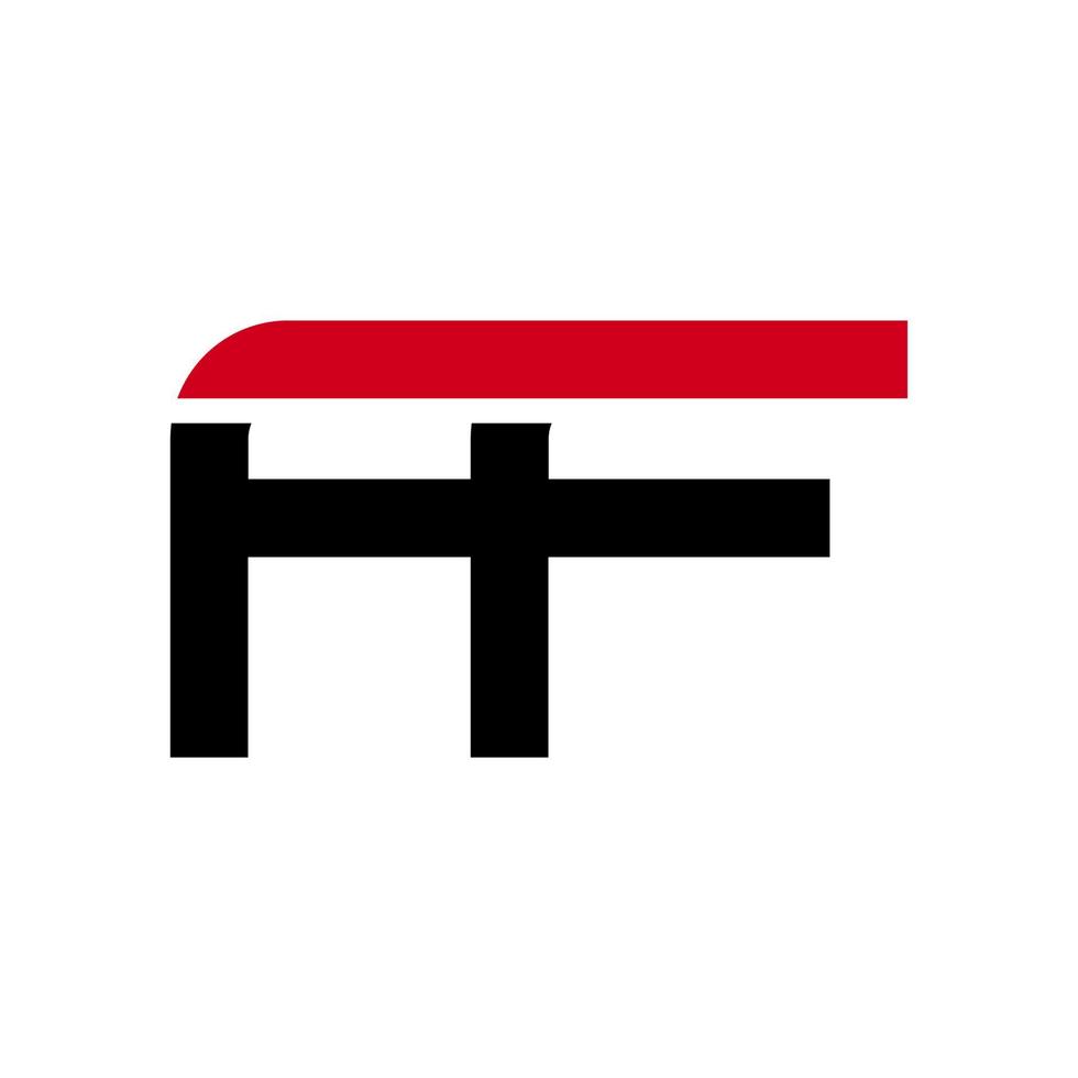 gráfico de vector de ilustración del logotipo de letra ff moderno. perfecto para usar en empresas de tecnología