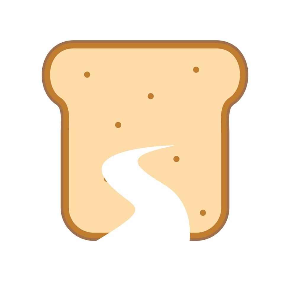 Illustration Vector Graphic of On Road Bread Logo. Perfect to use for Technology Company