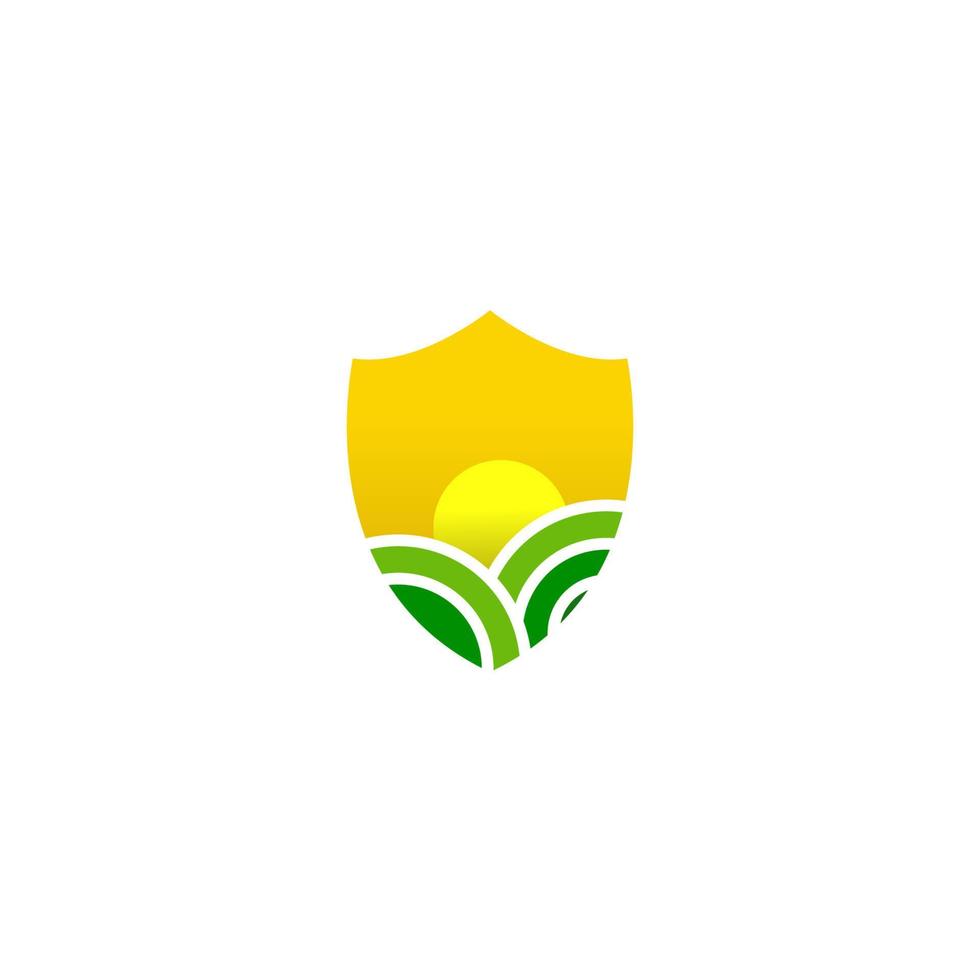 Illustration Vector Graphic of Farm Shield Logo