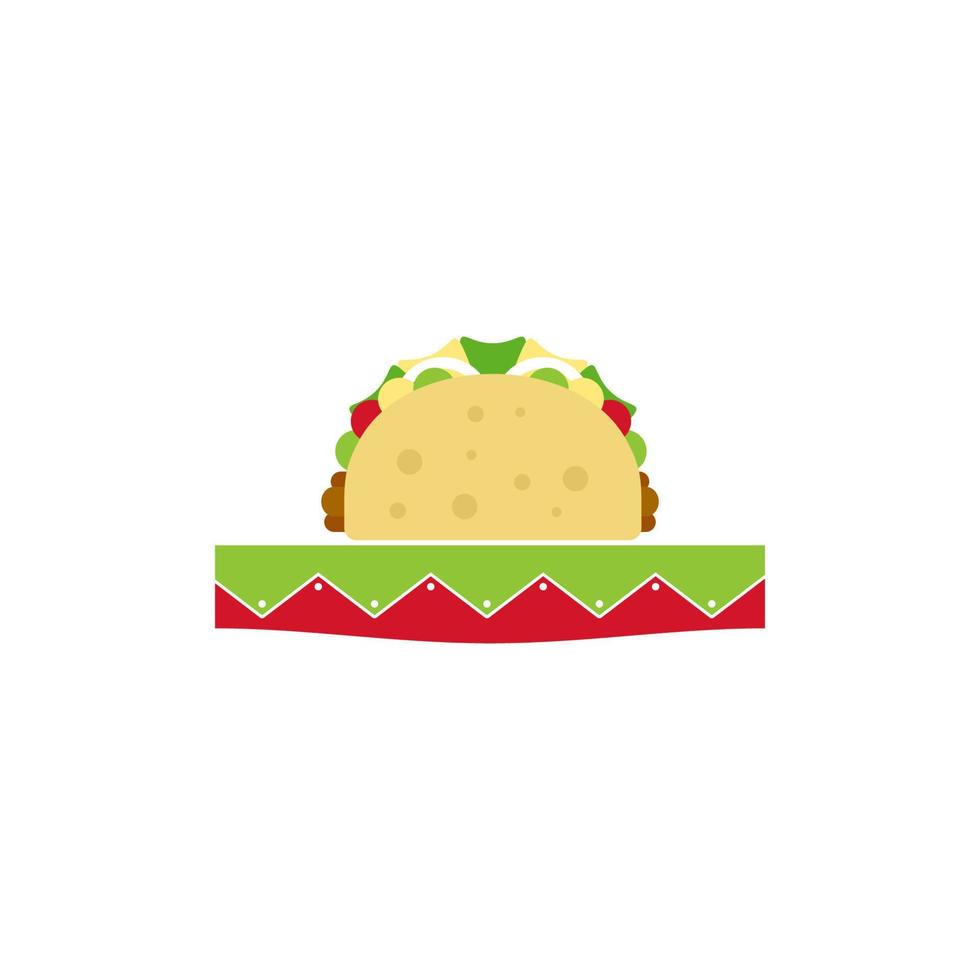 Modern Taco Logo vector