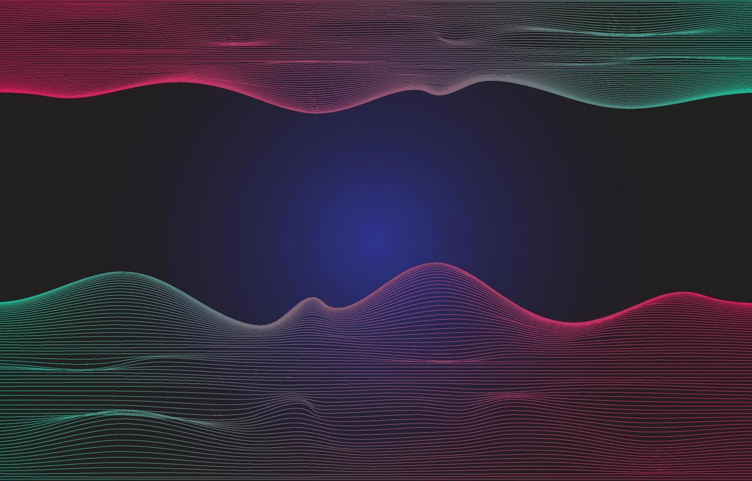 modern wave background vector