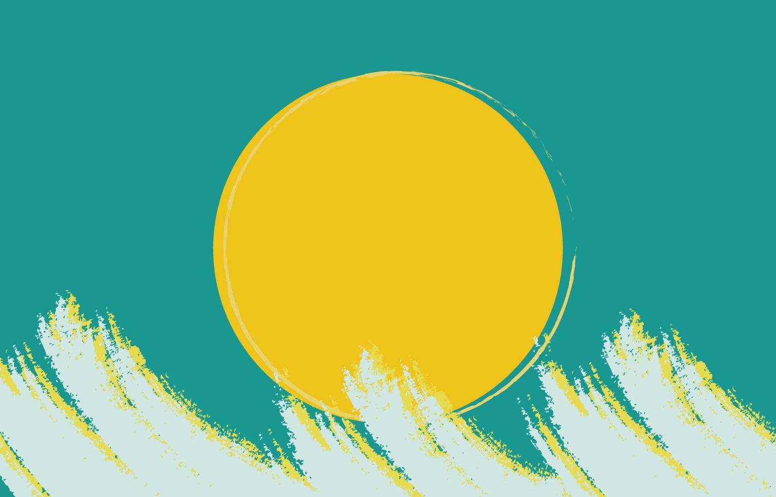 Fondo grunge abstracto amarillo y tosca vector