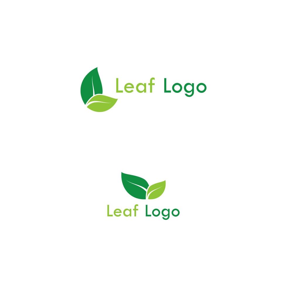 gráfico de vector de ilustración del logotipo de la hoja. perfecto para usar en compañía de la naturaleza