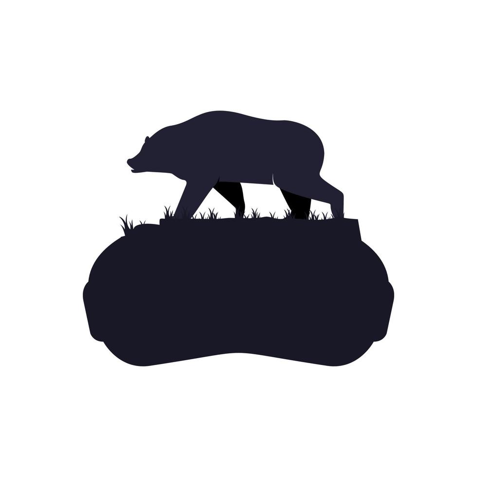 Illustration Vector Graphic of Gaming Grizzly Bear Logo. Perfect to use for Technology Company
