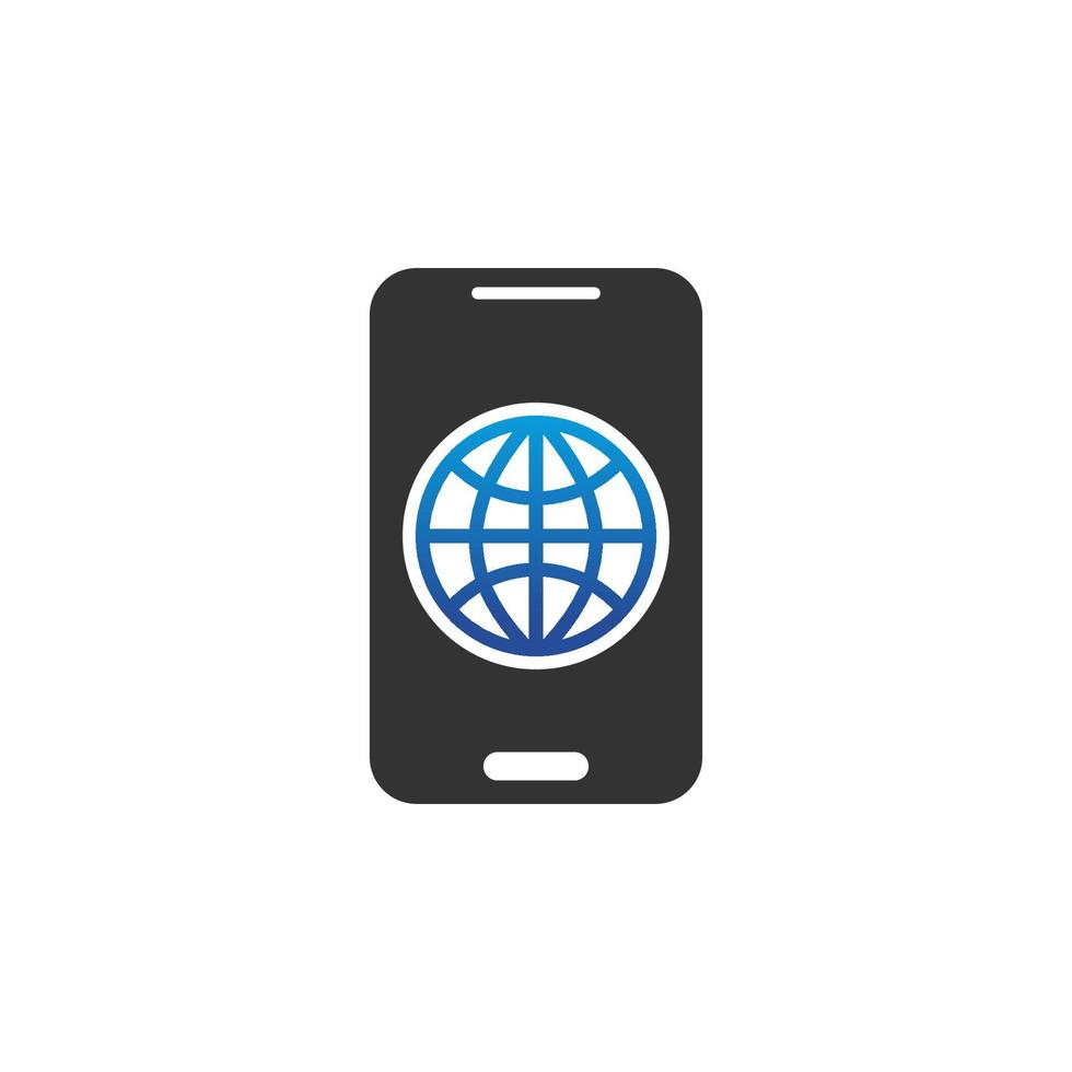 Illustration Vector Graphic of World Application on Smart phone. Perfect to use for Technology Company
