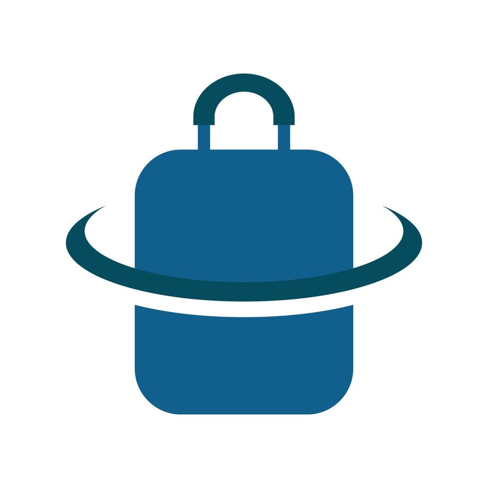 Illustration Vector Graphic of Suitcase Logo. Perfect to use for Technology Company