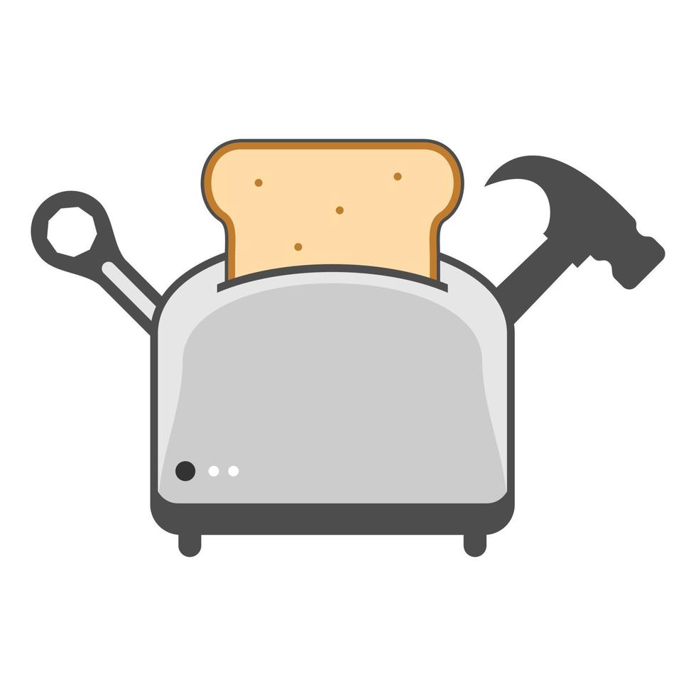 Illustration Vector Graphic of Toaster Logo. Perfect to use for Technology Company