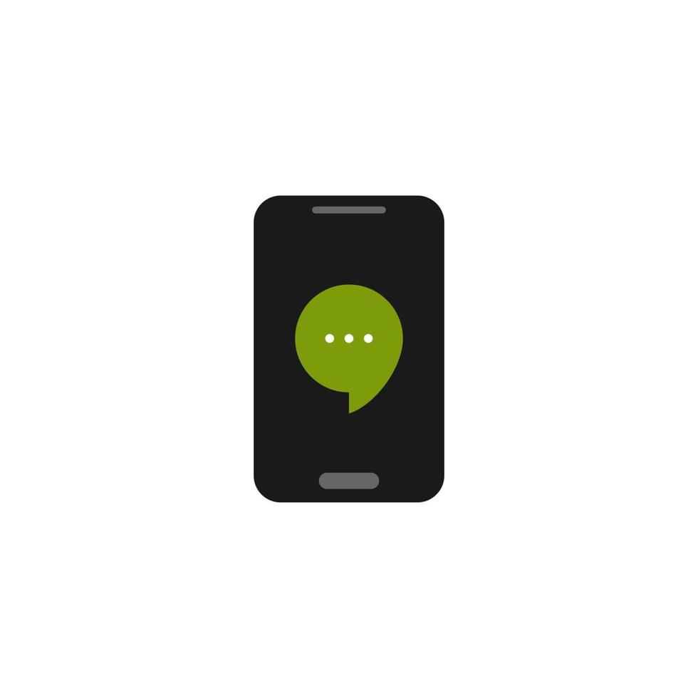 Illustration Vector Graphic of Chatting Application. Perfect to use for Technology Company