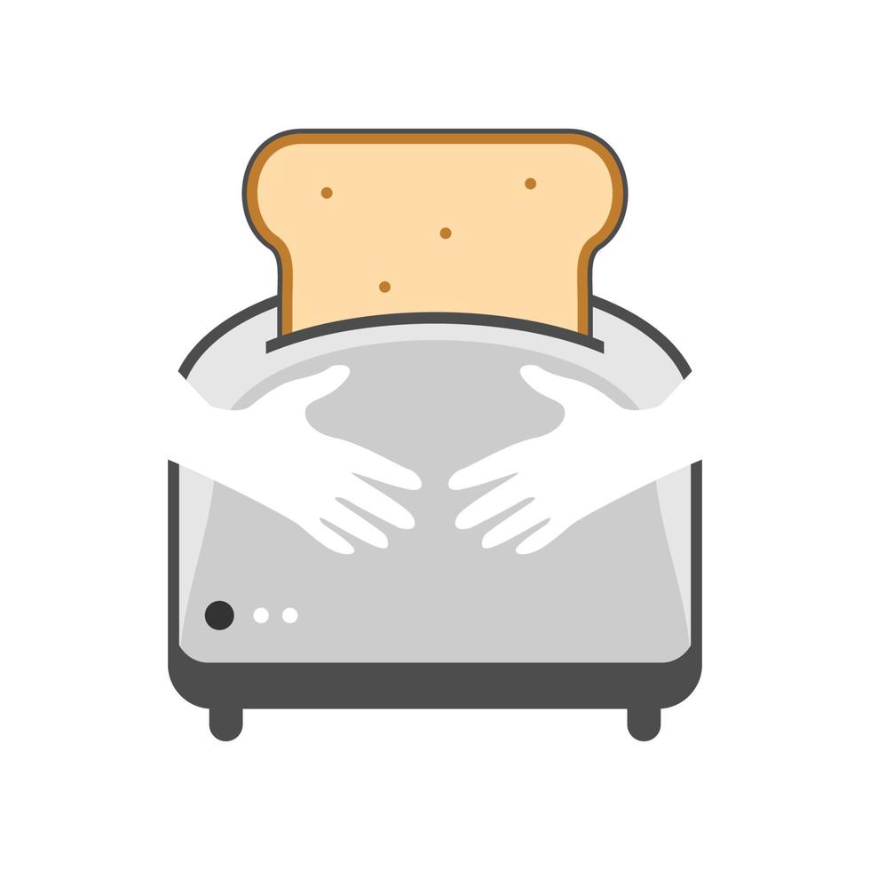 Illustration Vector Graphic of Toaster Logo. Perfect to use for Technology Company