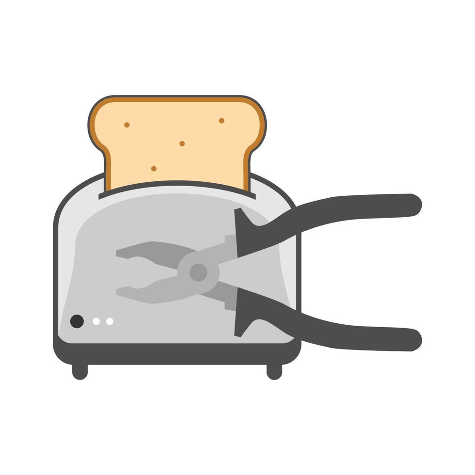 Illustration Vector Graphic of Toaster Logo. Perfect to use for Technology Company