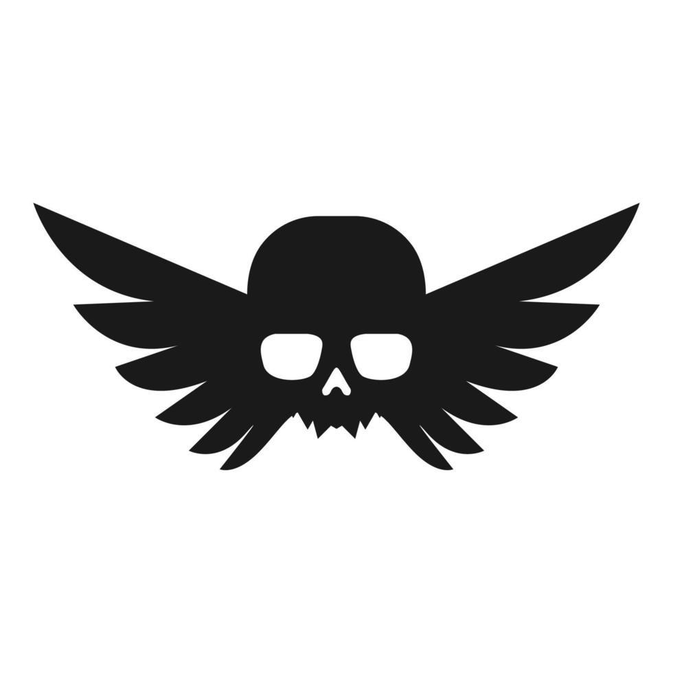 Illustration Vector Graphic of Skull Wing Logo. Perfect to use for Technology Company