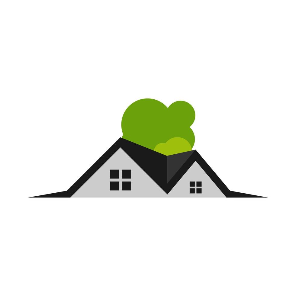 gráfico de vector de ilustración del logotipo de la casa moderna. perfecto para usar en empresas de tecnología