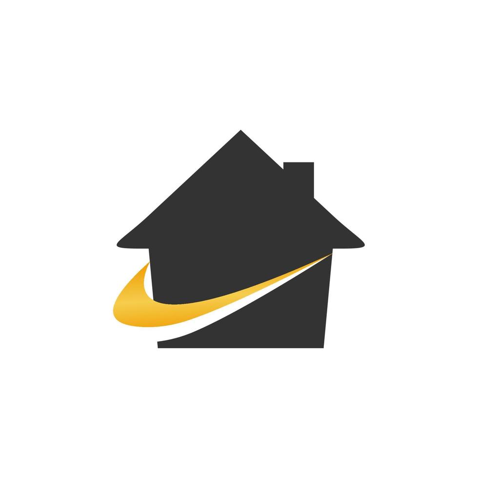 gráfico de vector de ilustración del logotipo de la casa moderna. perfecto para usar en empresas de tecnología