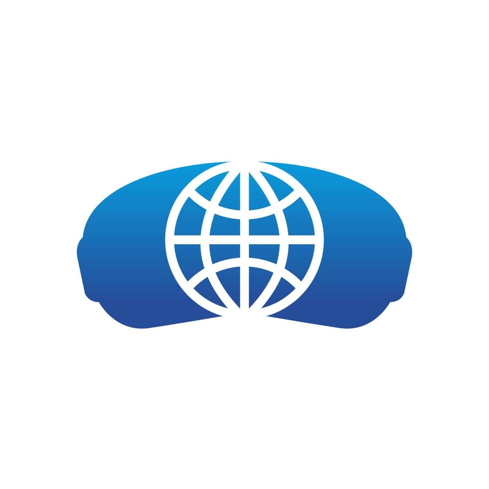 Illustration Vector Graphic of World In Virtual Reality. Perfect to use for Technology Company