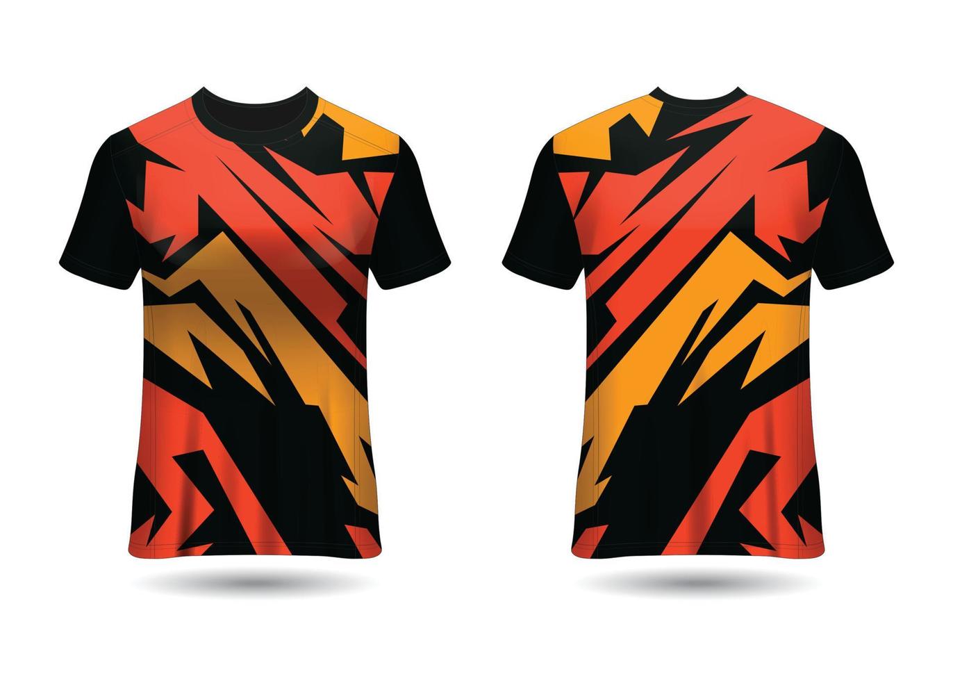 Sports Racing  Jersey Design Vector