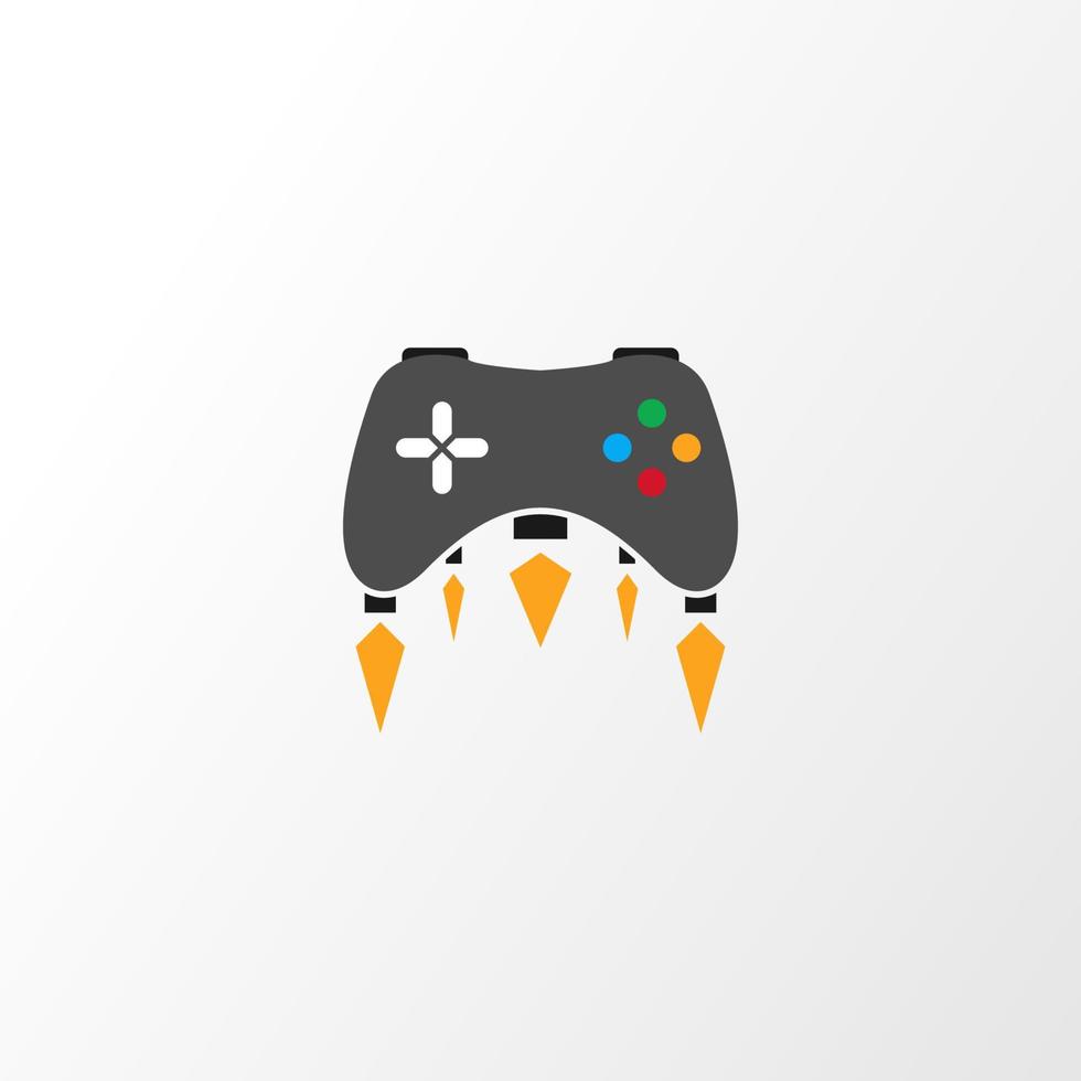 Illustration Vector Graphic of Joystick Rocket. Perfect to use for Gaming Equipment Service
