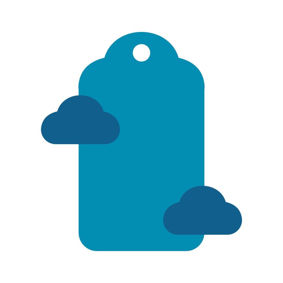 Illustration Vector Graphic of Cloud Price Tag Logo. Perfect to use for Technology Company