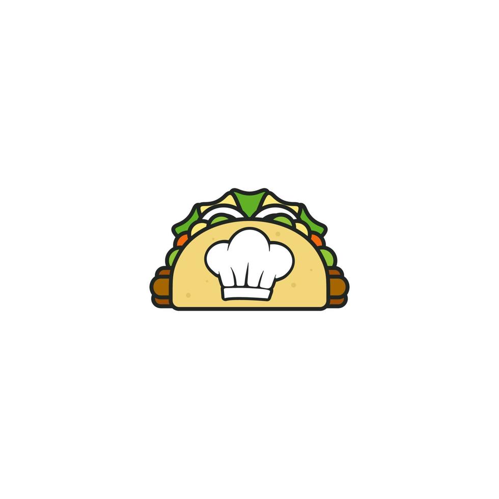 Modern Taco Logo vector