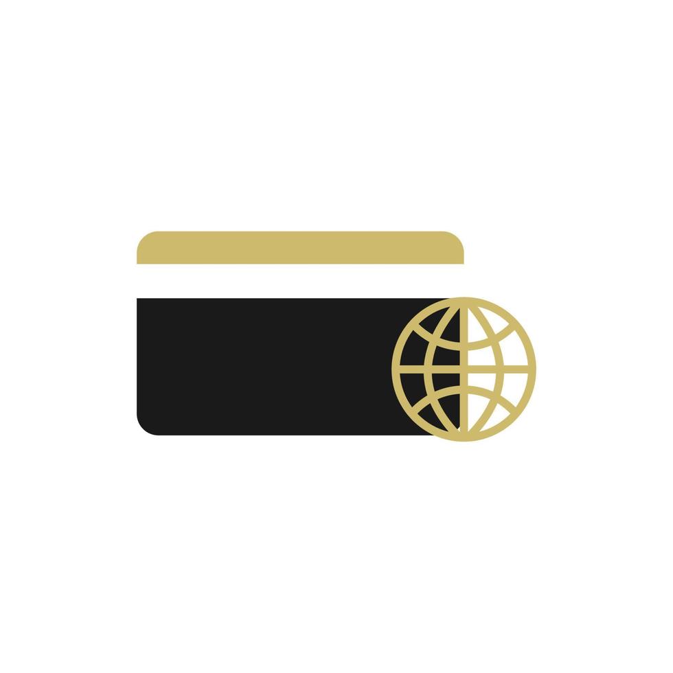 Illustration Vector Graphic of Global Credit Card Logo. Perfect to use for Technology Company