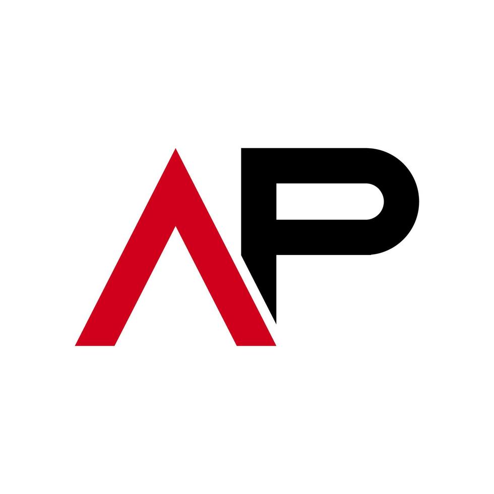 Illustration Vector Graphic of Modern AP Letter Logo. Perfect to use for Technology Company