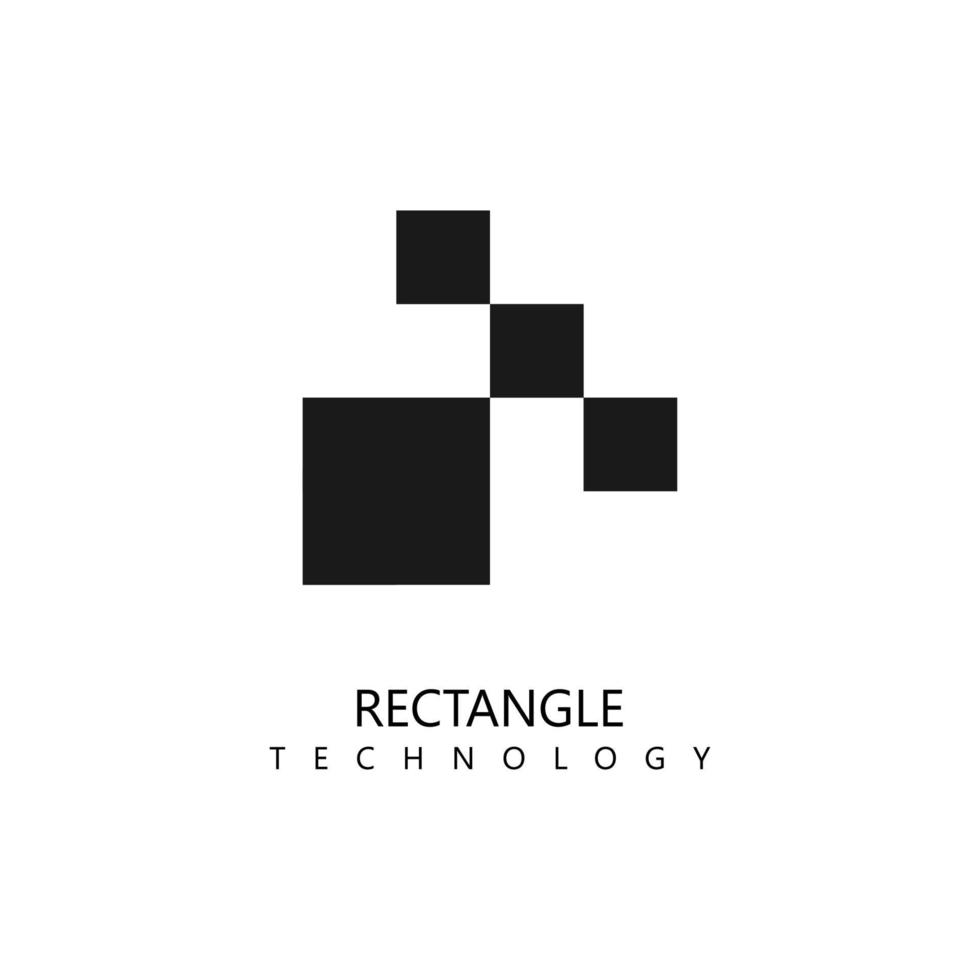 Rectangle Technology icon. Trendy flat vector Rectangle Technology icon on white background, vector illustration can be use for web and mobile