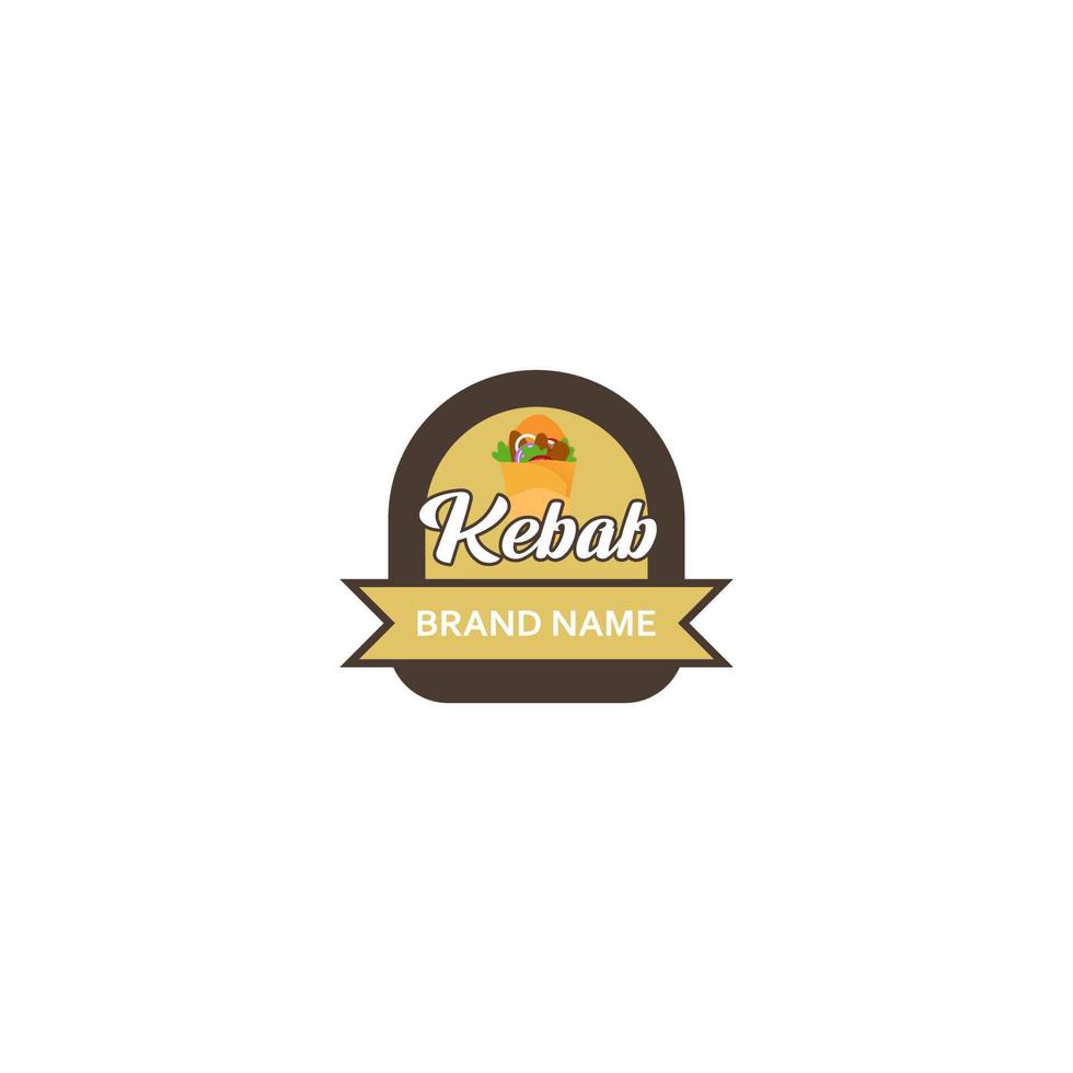 Modern Kebab Logo vector