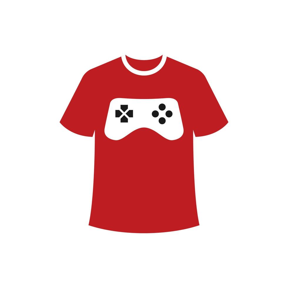 gráfico de vector de ilustración del logotipo de la camiseta del juego. perfecto para usar en la tienda de camisetas