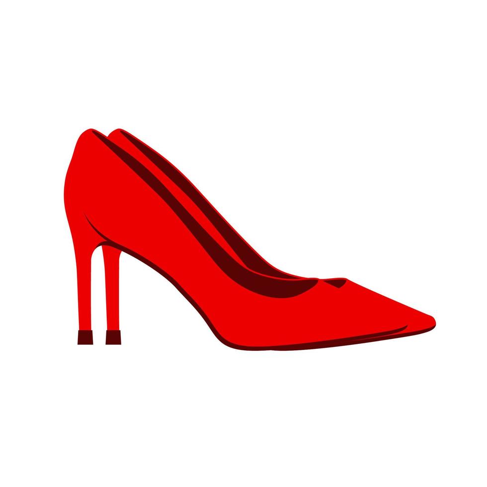 gráfico de vector de ilustración del logotipo de tacones altos. perfecto para usar en empresas de moda