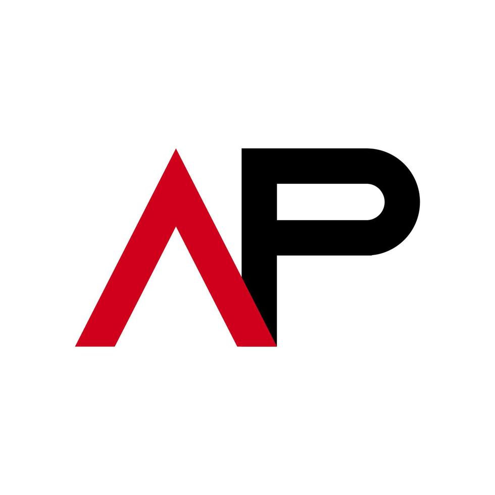 Illustration Vector Graphic of Modern AP Letter Logo. Perfect to use for Technology Company