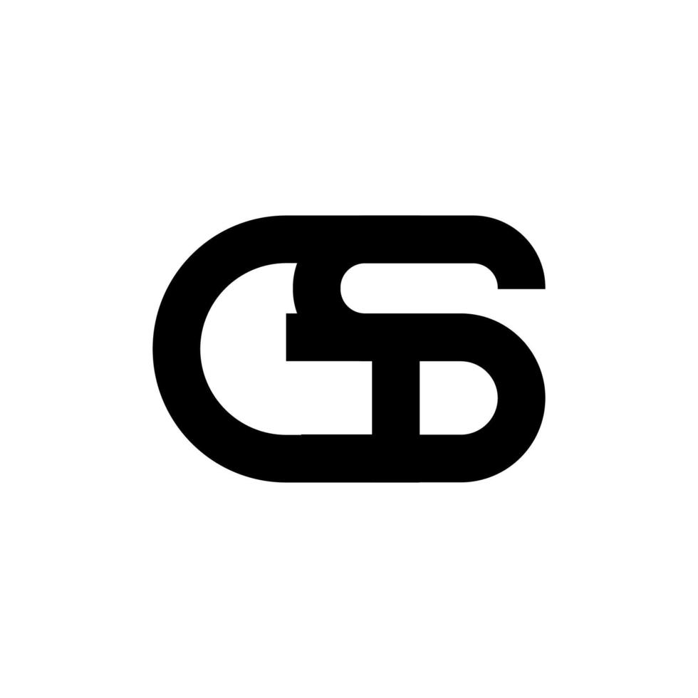 Illustration Vector Graphic of Modern GS Letter Logo. Perfect to use for Technology Company