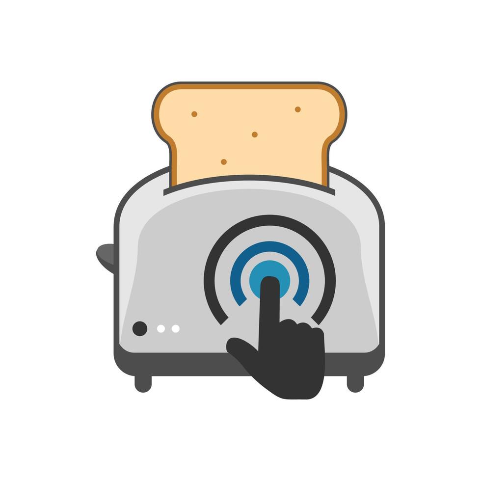 Illustration Vector Graphic of Toaster Logo. Perfect to use for Technology Company