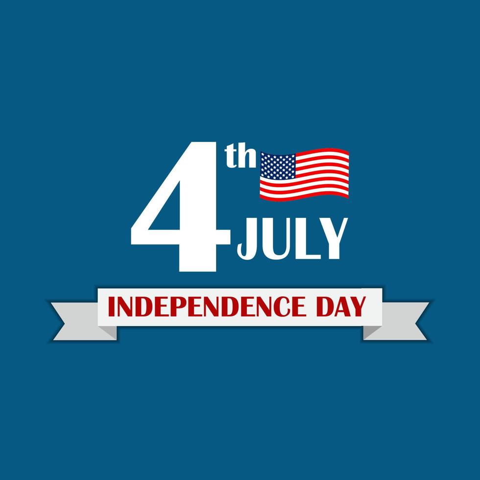 Independence Day Poster Vector Illustration