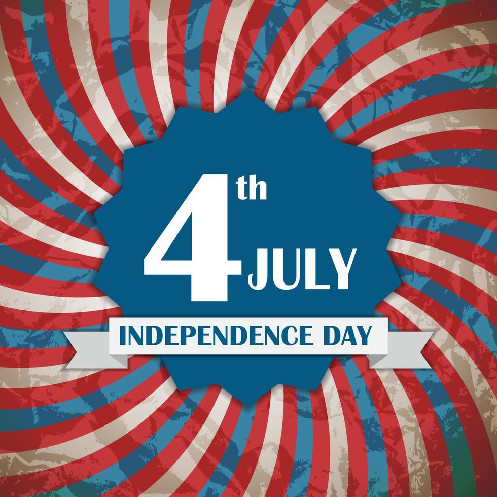 Independence Day Poster Vector Illustration