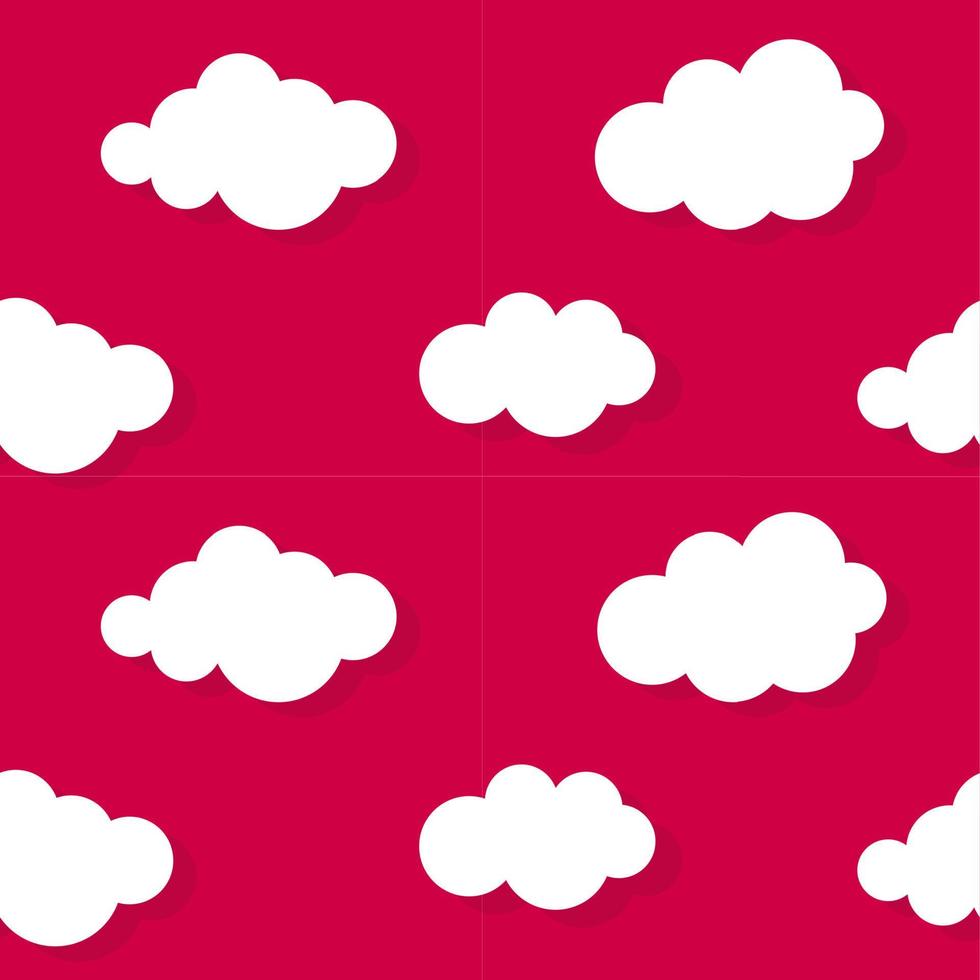 Abstract Cloud Background Vector Illustration