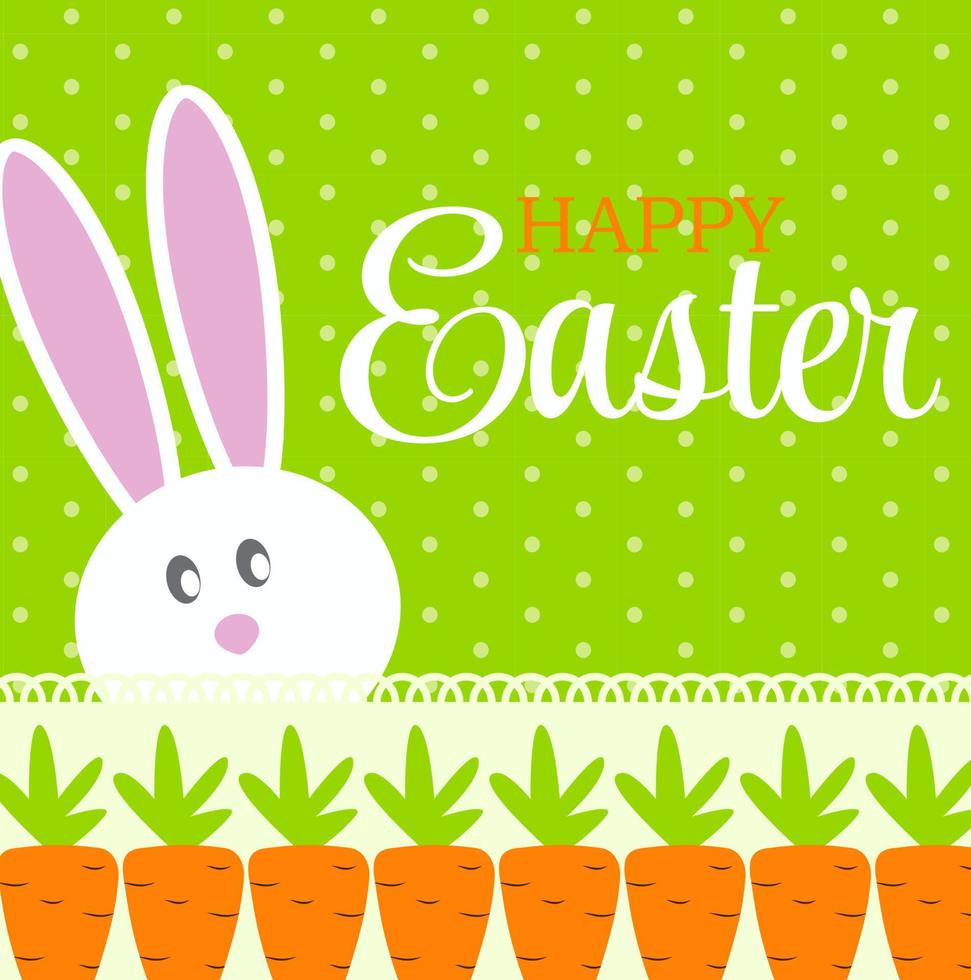 Happy Easter Background Vector Illustration