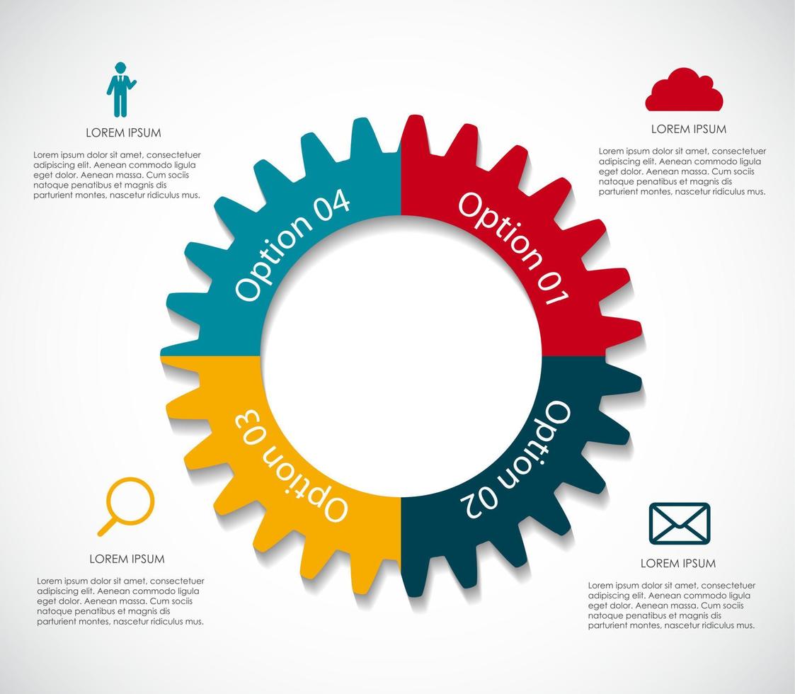 plantillas de infografía para la ilustración de vector de negocio. Eps10