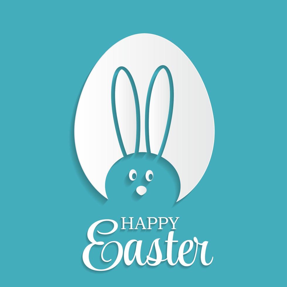 Happy Easter Background Vector Illustration