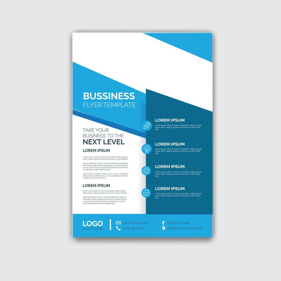 Creative Agency Business Flyer Design Template vector