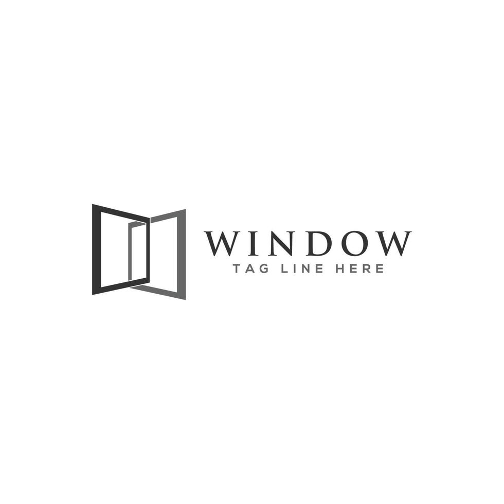 window logo creative design vector