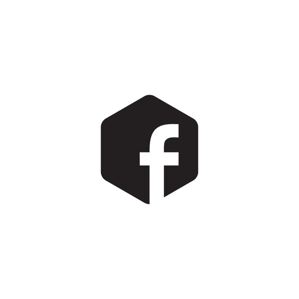 Facebook logo or icon design. Magelang, Indonesia - December 11 2021 vector