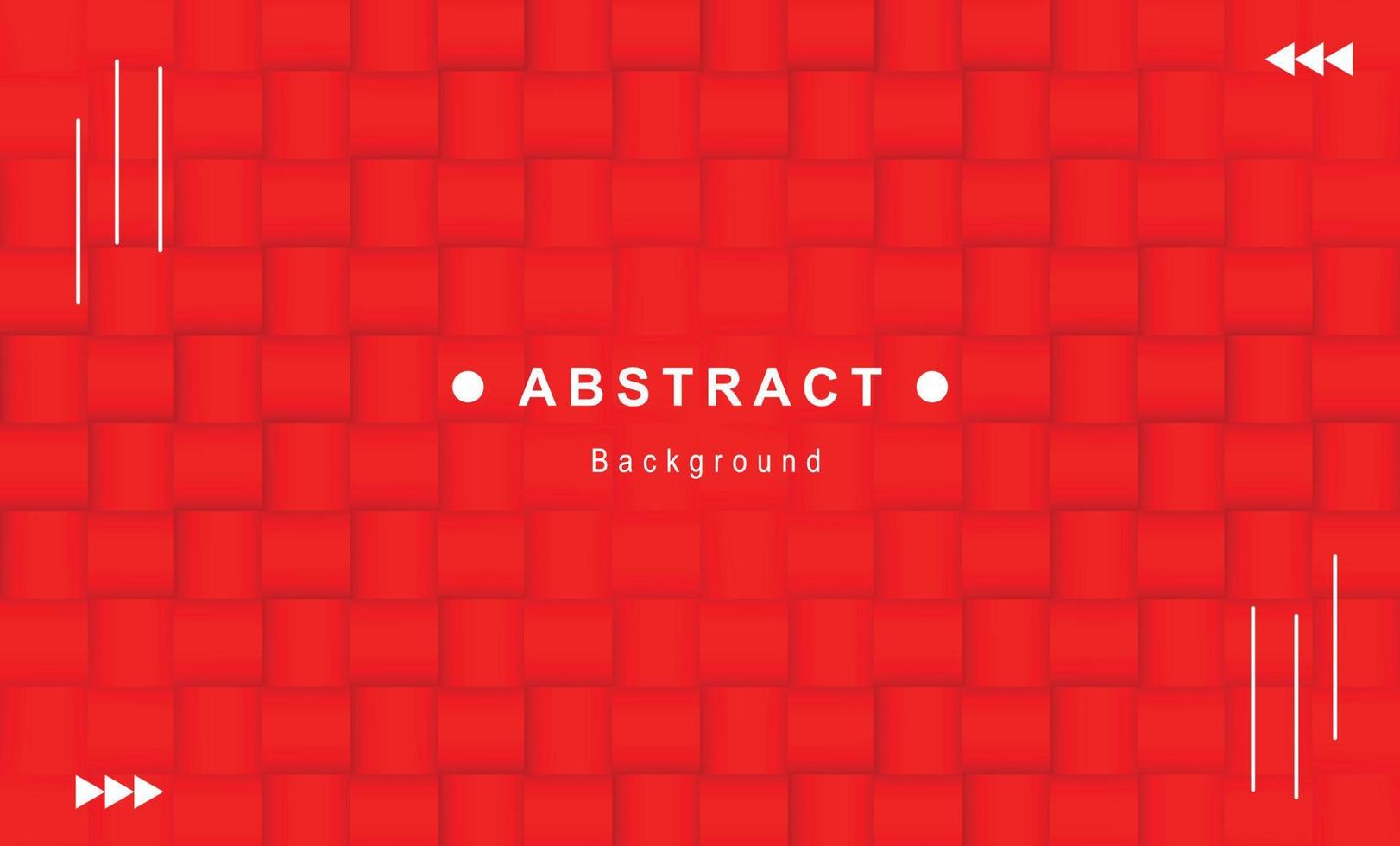 Red abstract vector background with realistic woven pattern