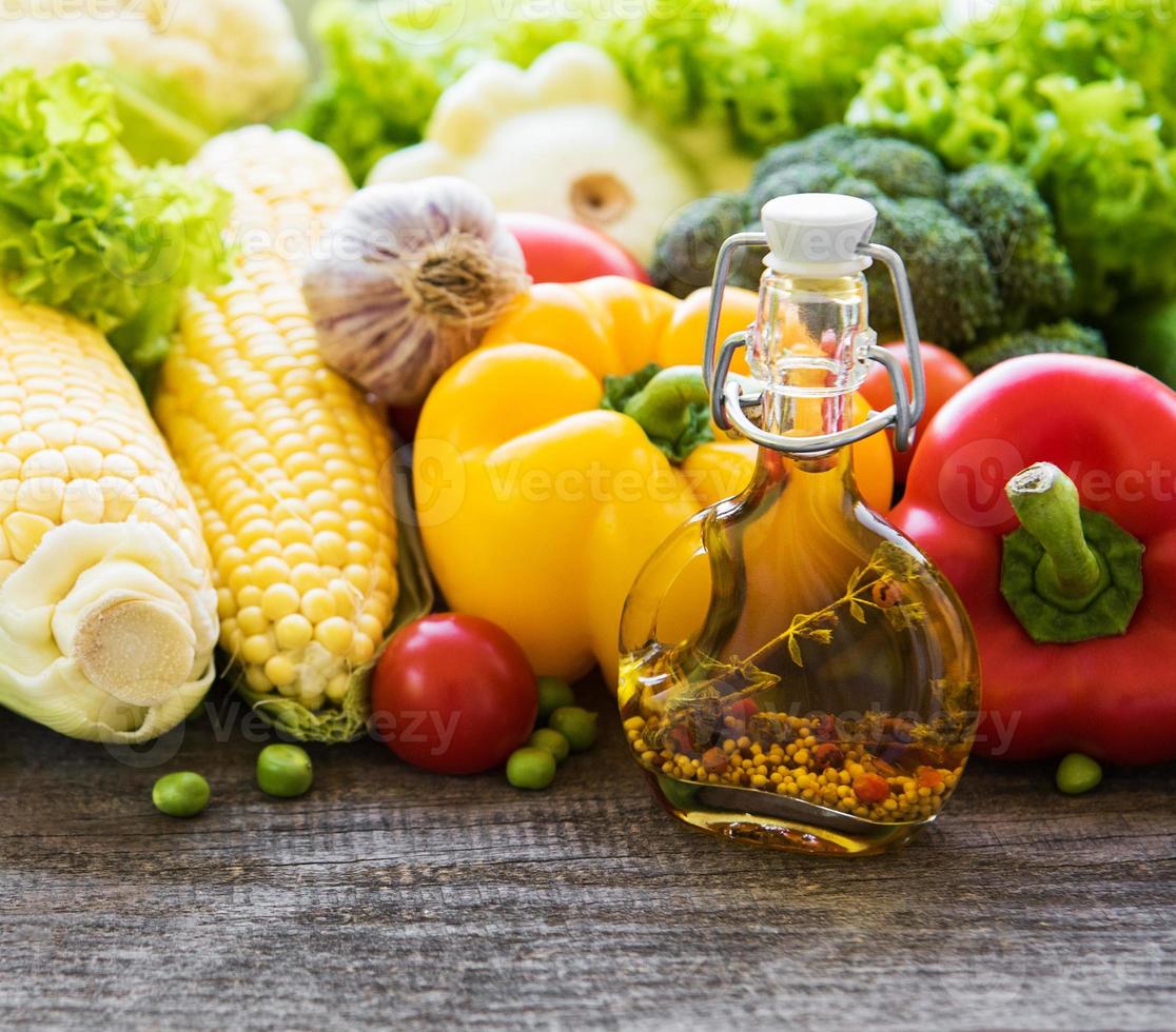 conjunto de verduras foto