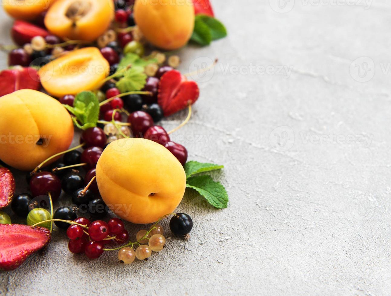 Fresh summer berries photo