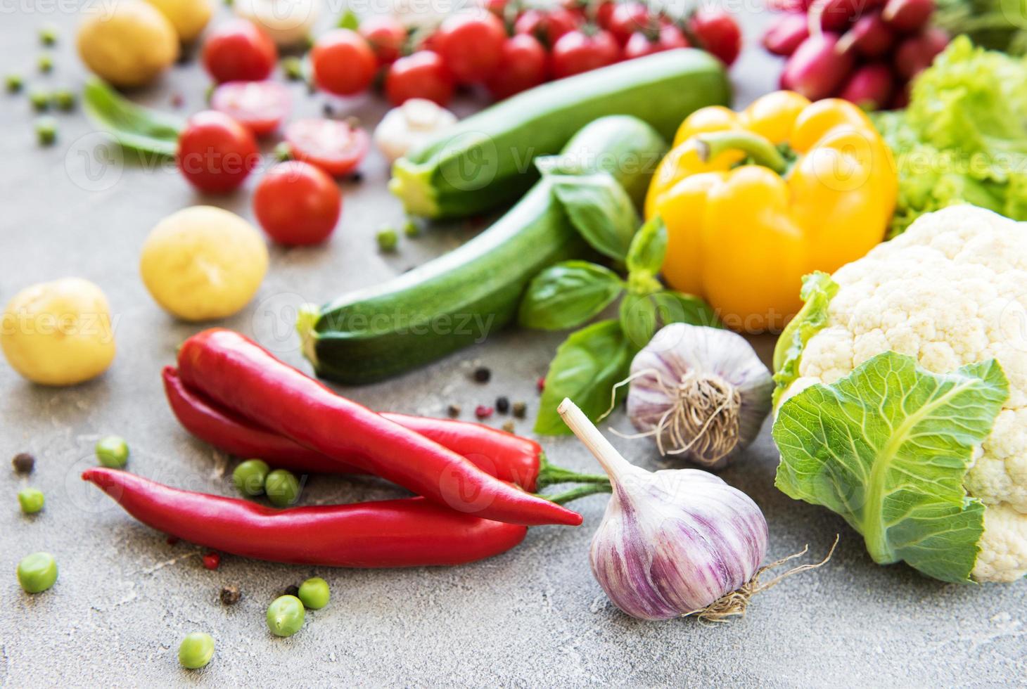 Set of vegetables photo