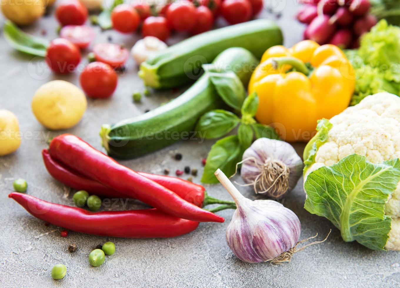 Set of vegetables photo