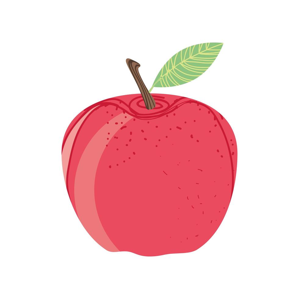 icono de manzana fresca vector