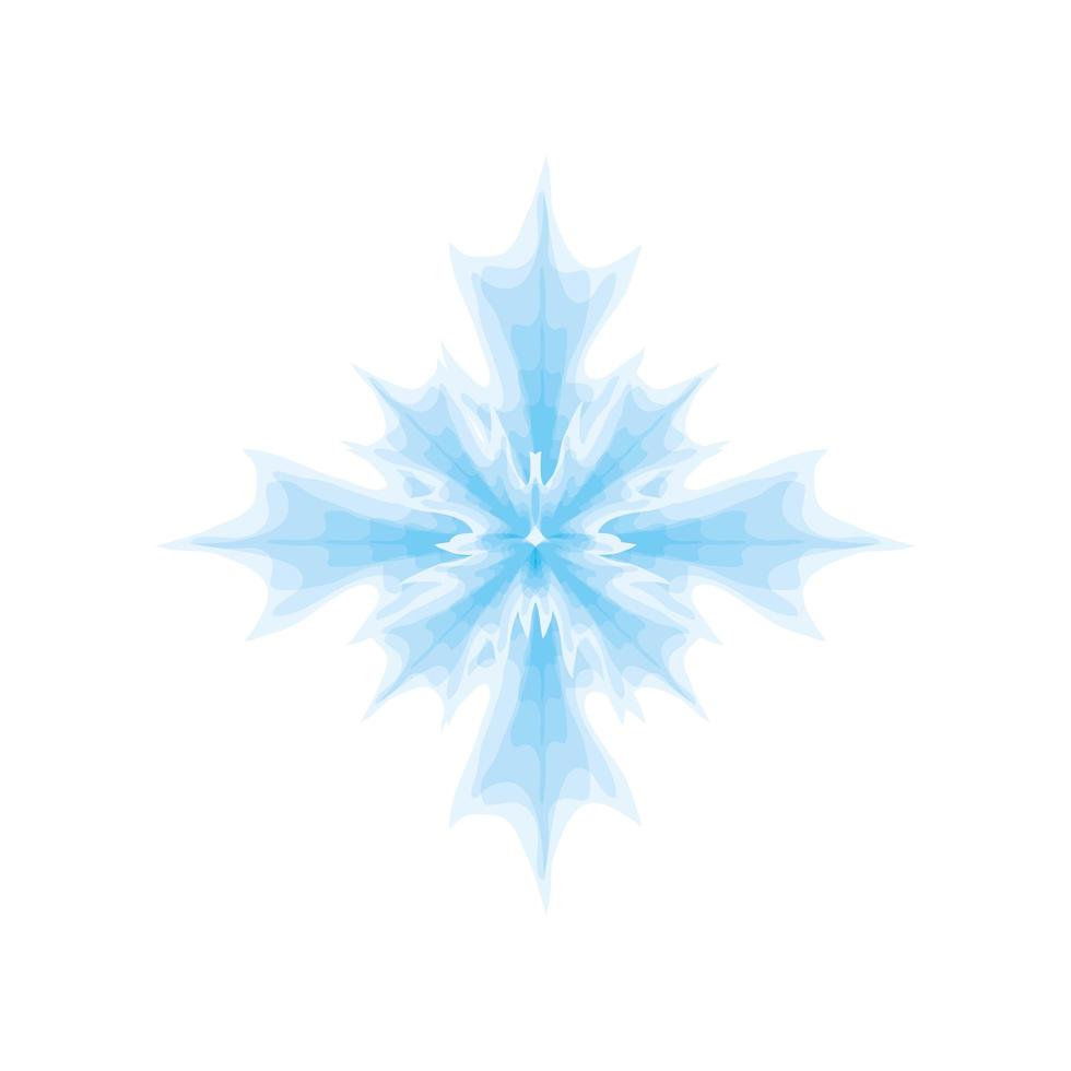 copo de nieve nieve invierno vector